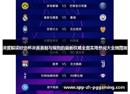 深度解读欧协杯决赛赛制与规则的最新权威全面实用参阅大全指南版